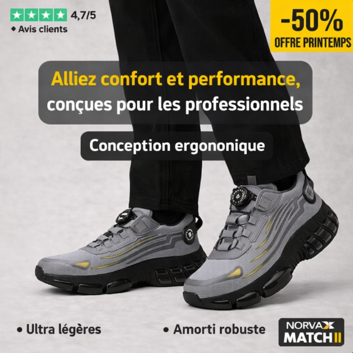 NORVAX MATCH II : Conçu pour la sécurité et un confort optimal toute la journée